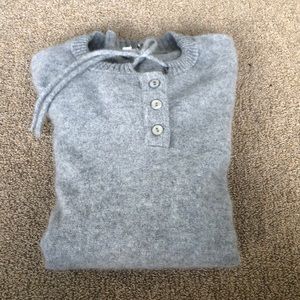 Fleurisse Grey Cashmere Sweater